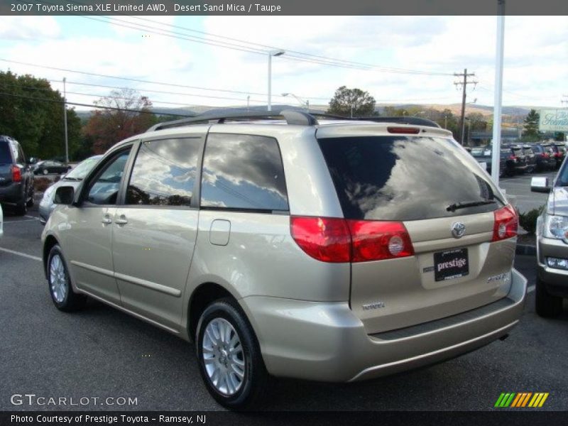 Desert Sand Mica / Taupe 2007 Toyota Sienna XLE Limited AWD