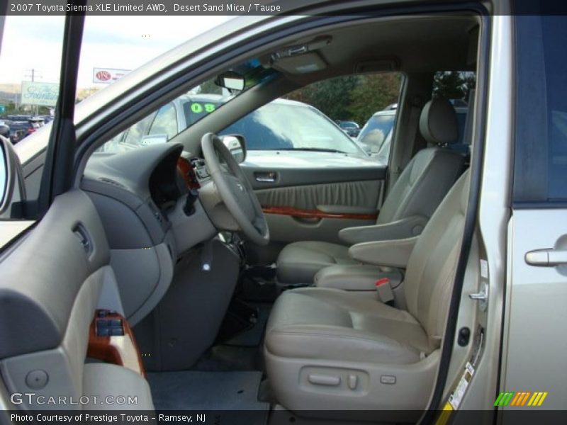 Desert Sand Mica / Taupe 2007 Toyota Sienna XLE Limited AWD
