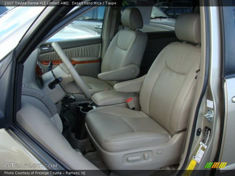 Desert Sand Mica / Taupe 2007 Toyota Sienna XLE Limited AWD