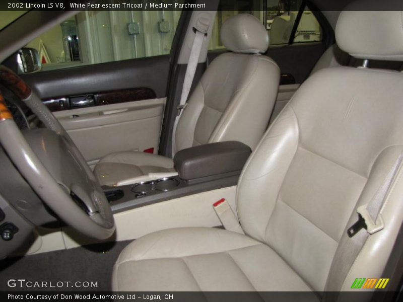 White Pearlescent Tricoat / Medium Parchment 2002 Lincoln LS V8