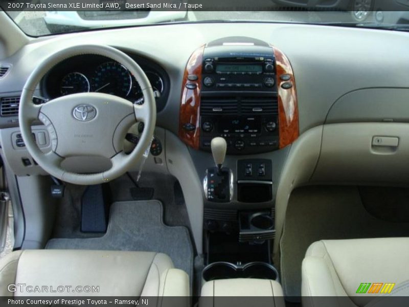 Desert Sand Mica / Taupe 2007 Toyota Sienna XLE Limited AWD