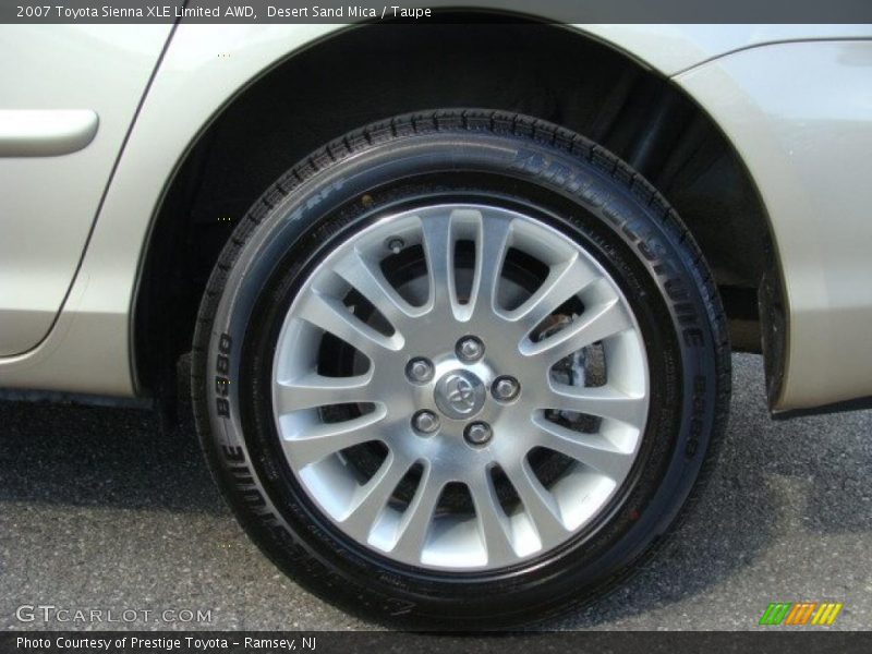 Desert Sand Mica / Taupe 2007 Toyota Sienna XLE Limited AWD