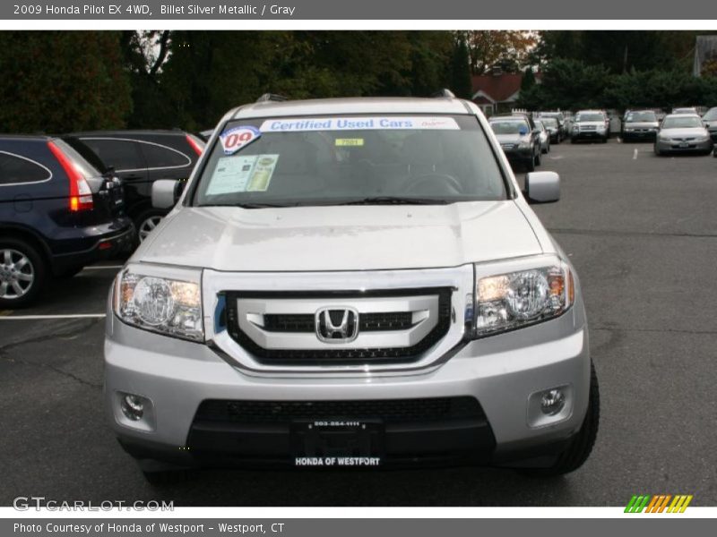Billet Silver Metallic / Gray 2009 Honda Pilot EX 4WD