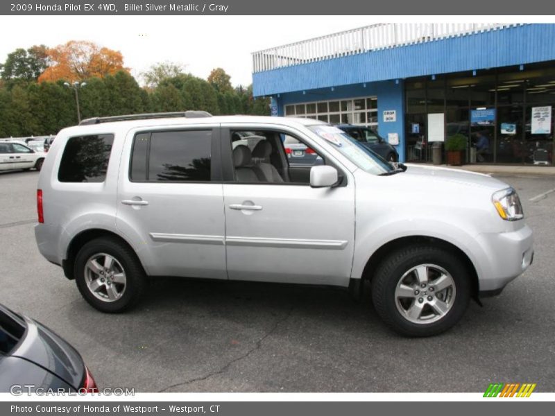 Billet Silver Metallic / Gray 2009 Honda Pilot EX 4WD