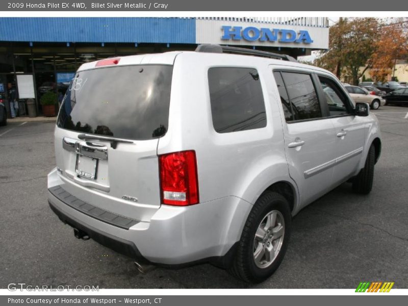 Billet Silver Metallic / Gray 2009 Honda Pilot EX 4WD