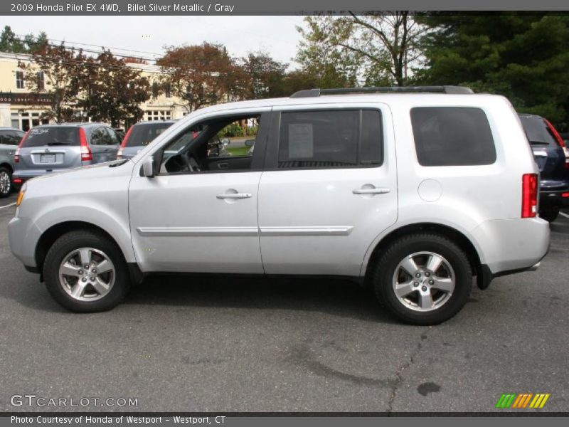 Billet Silver Metallic / Gray 2009 Honda Pilot EX 4WD