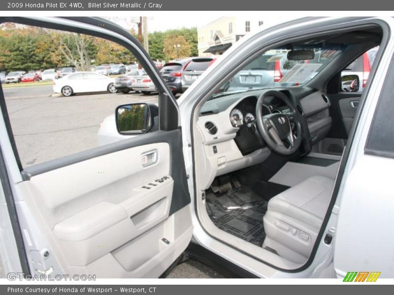 Billet Silver Metallic / Gray 2009 Honda Pilot EX 4WD
