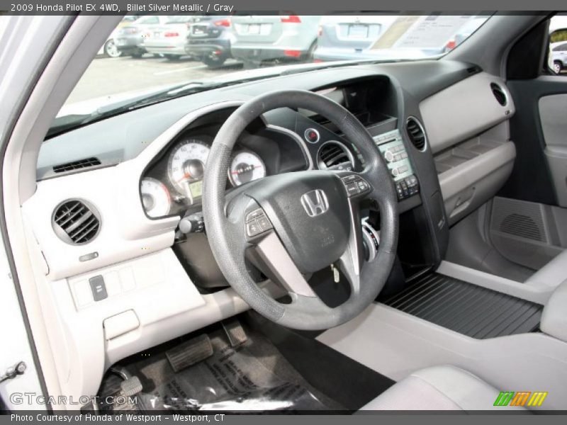 Billet Silver Metallic / Gray 2009 Honda Pilot EX 4WD