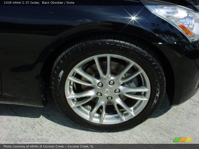 Black Obsidian / Stone 2008 Infiniti G 35 Sedan