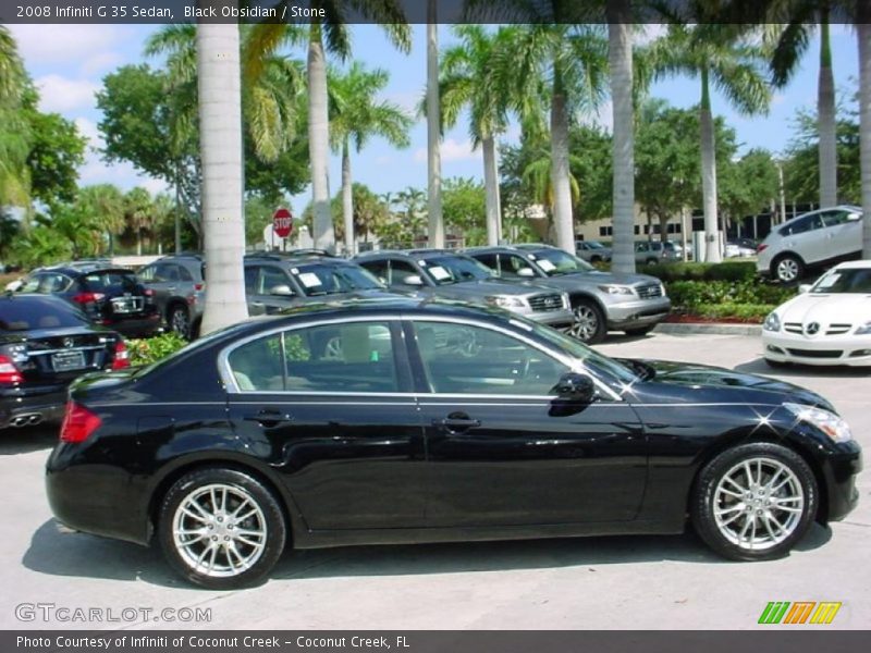 Black Obsidian / Stone 2008 Infiniti G 35 Sedan