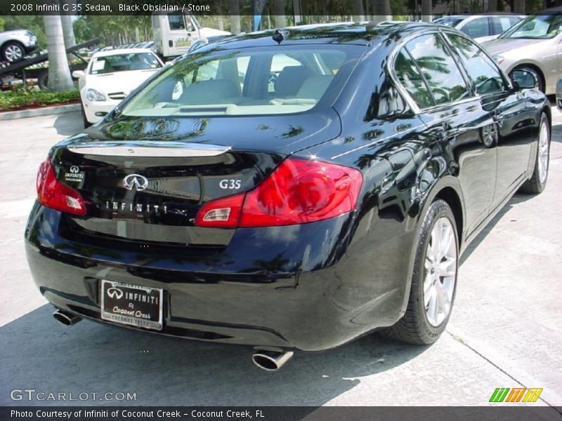 Black Obsidian / Stone 2008 Infiniti G 35 Sedan