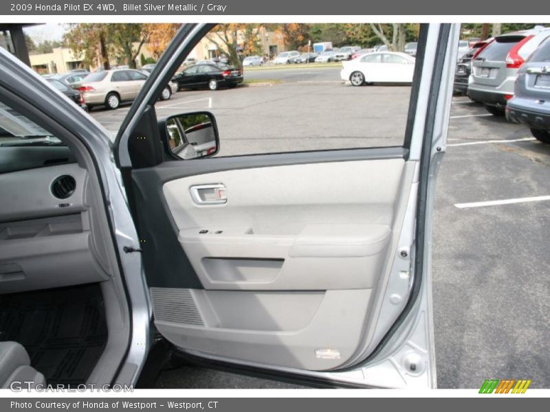Billet Silver Metallic / Gray 2009 Honda Pilot EX 4WD