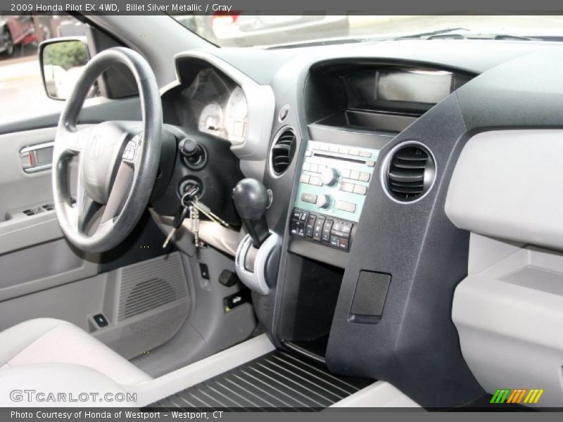 Billet Silver Metallic / Gray 2009 Honda Pilot EX 4WD