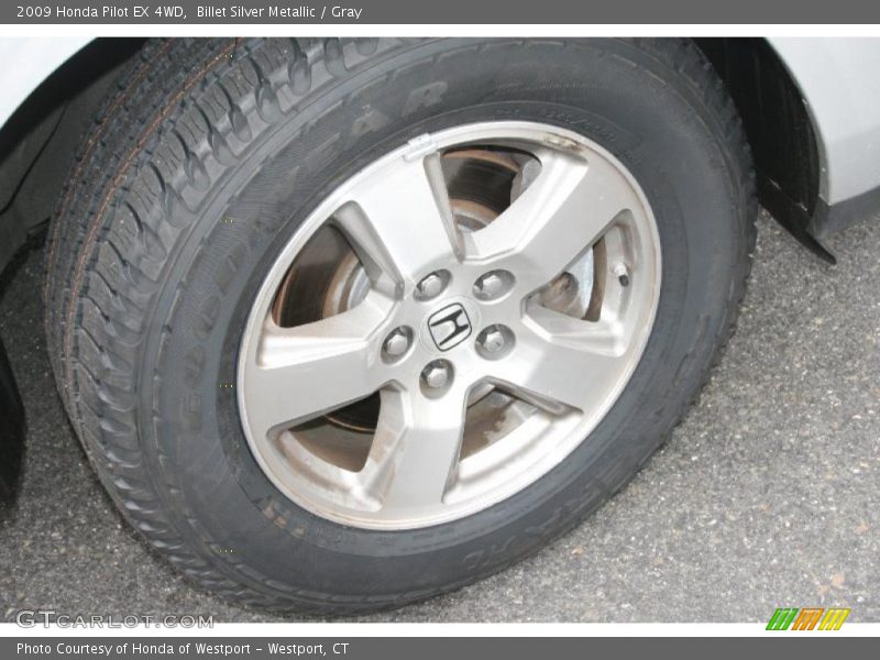 Billet Silver Metallic / Gray 2009 Honda Pilot EX 4WD