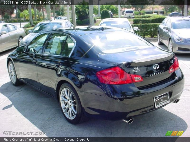 Black Obsidian / Stone 2008 Infiniti G 35 Sedan