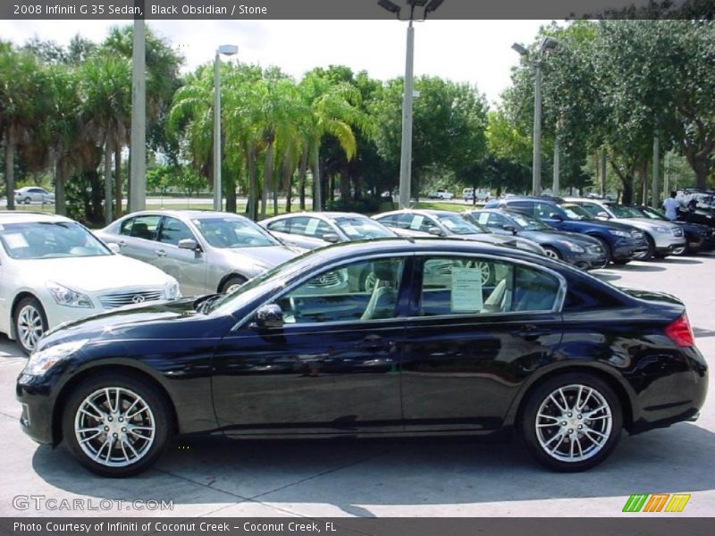 Black Obsidian / Stone 2008 Infiniti G 35 Sedan