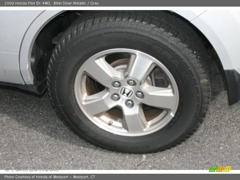 Billet Silver Metallic / Gray 2009 Honda Pilot EX 4WD
