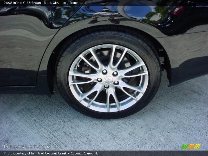 Black Obsidian / Stone 2008 Infiniti G 35 Sedan