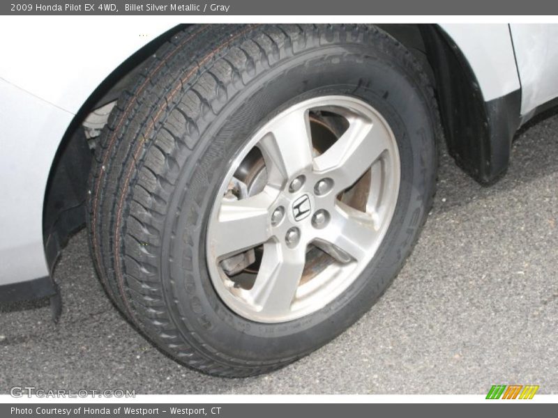Billet Silver Metallic / Gray 2009 Honda Pilot EX 4WD