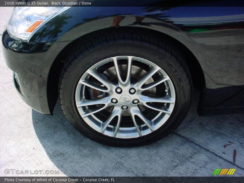 Black Obsidian / Stone 2008 Infiniti G 35 Sedan