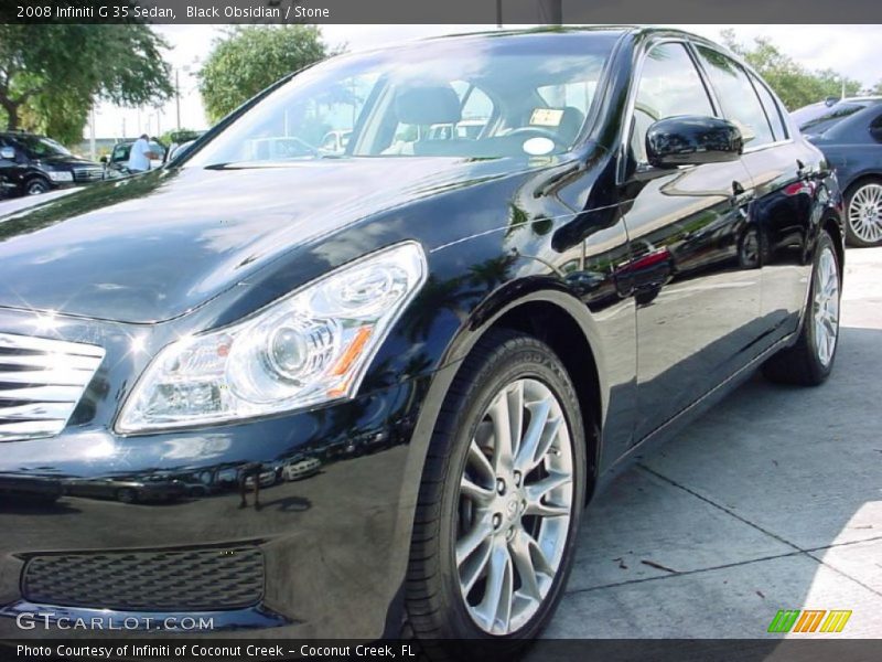 Black Obsidian / Stone 2008 Infiniti G 35 Sedan
