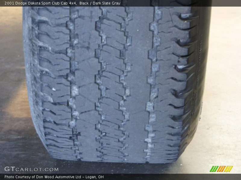 Black / Dark Slate Gray 2001 Dodge Dakota Sport Club Cab 4x4