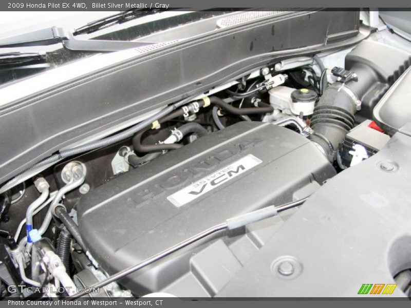 Billet Silver Metallic / Gray 2009 Honda Pilot EX 4WD