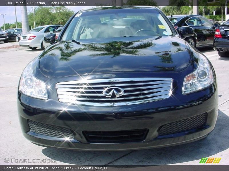 Black Obsidian / Stone 2008 Infiniti G 35 Sedan