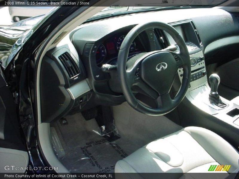 Black Obsidian / Stone 2008 Infiniti G 35 Sedan