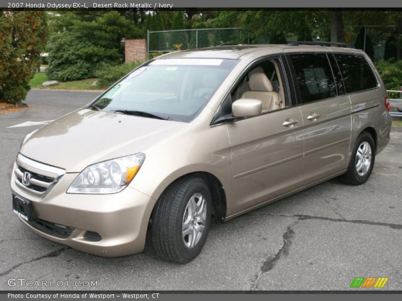 Desert Rock Metallic / Ivory 2007 Honda Odyssey EX-L