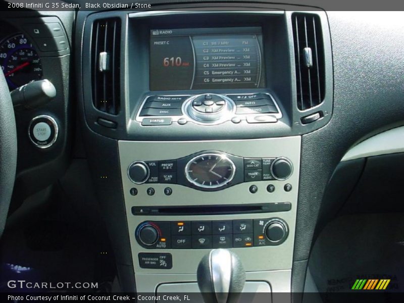 Black Obsidian / Stone 2008 Infiniti G 35 Sedan