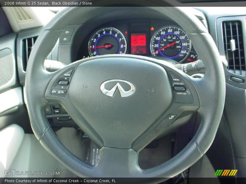 Black Obsidian / Stone 2008 Infiniti G 35 Sedan