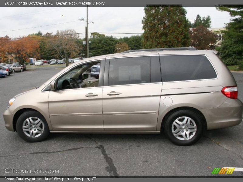 Desert Rock Metallic / Ivory 2007 Honda Odyssey EX-L