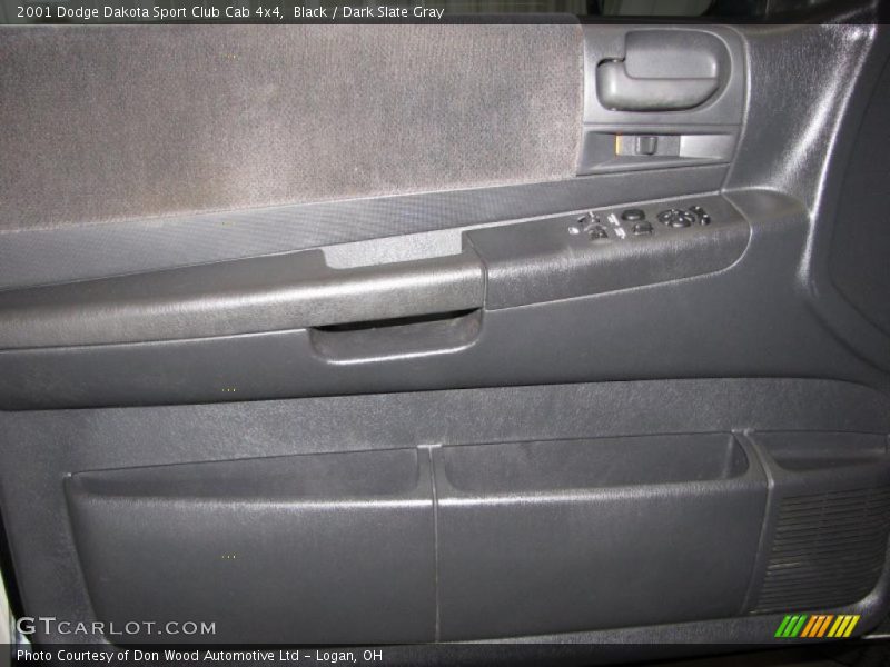 Black / Dark Slate Gray 2001 Dodge Dakota Sport Club Cab 4x4