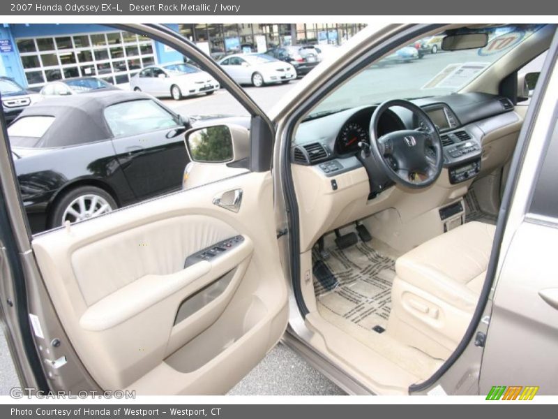 Desert Rock Metallic / Ivory 2007 Honda Odyssey EX-L