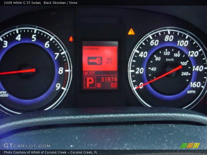 Black Obsidian / Stone 2008 Infiniti G 35 Sedan