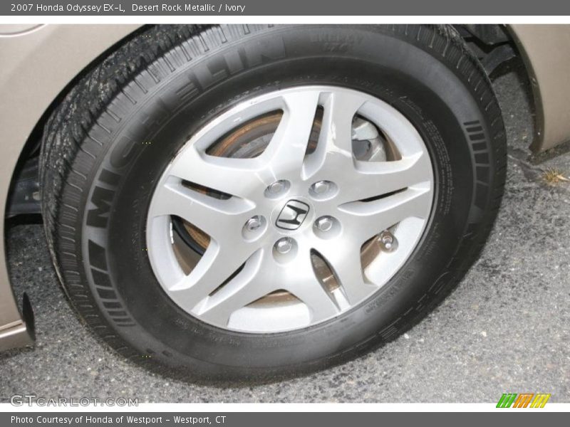 Desert Rock Metallic / Ivory 2007 Honda Odyssey EX-L