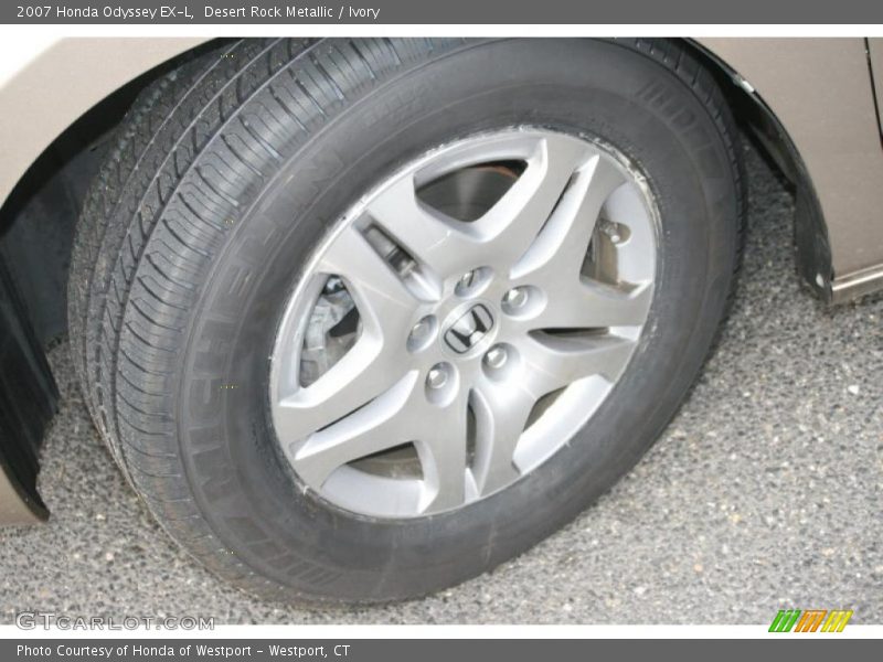 Desert Rock Metallic / Ivory 2007 Honda Odyssey EX-L
