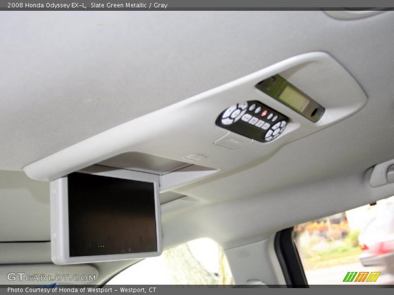 Slate Green Metallic / Gray 2008 Honda Odyssey EX-L