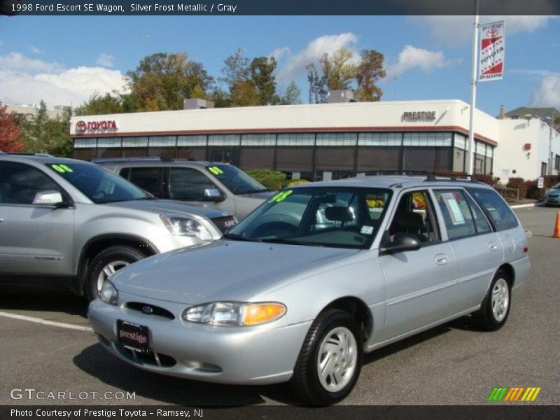 Silver Frost Metallic / Gray 1998 Ford Escort SE Wagon