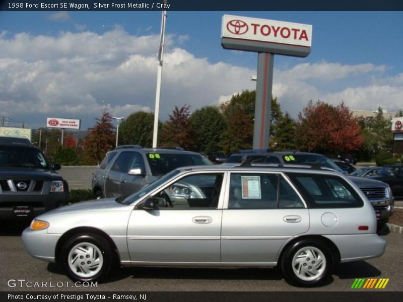Silver Frost Metallic / Gray 1998 Ford Escort SE Wagon