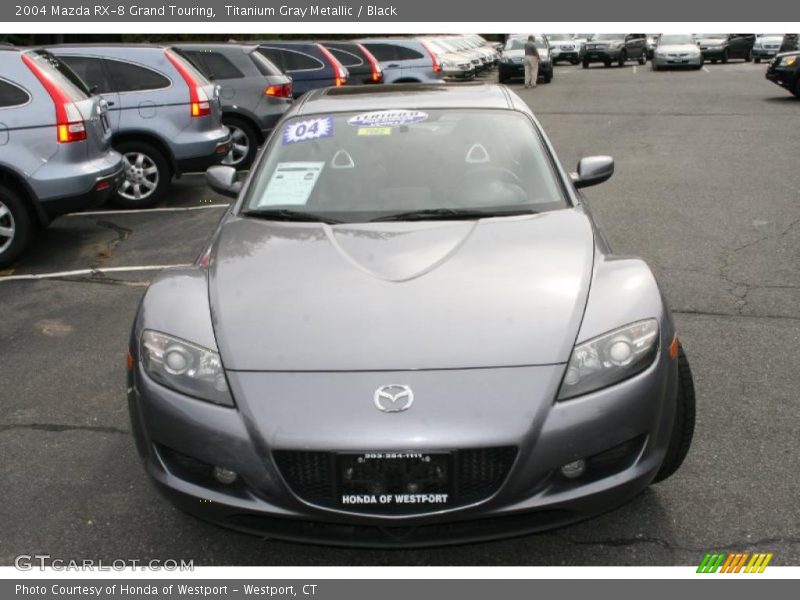 Titanium Gray Metallic / Black 2004 Mazda RX-8 Grand Touring