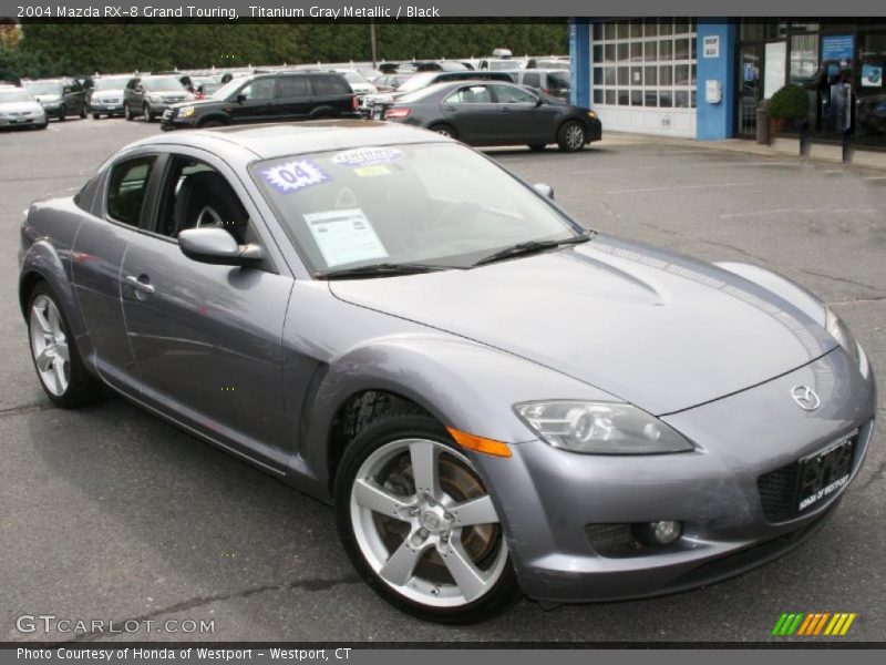 Titanium Gray Metallic / Black 2004 Mazda RX-8 Grand Touring