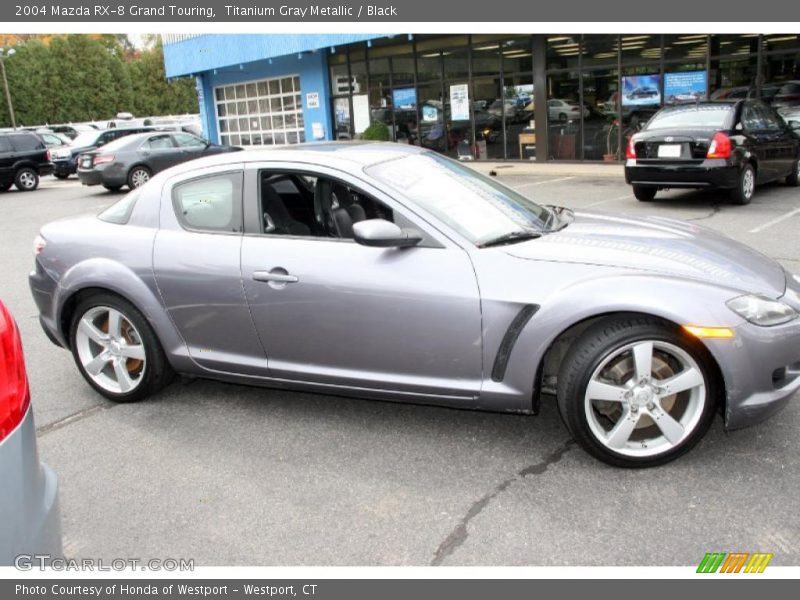 Titanium Gray Metallic / Black 2004 Mazda RX-8 Grand Touring
