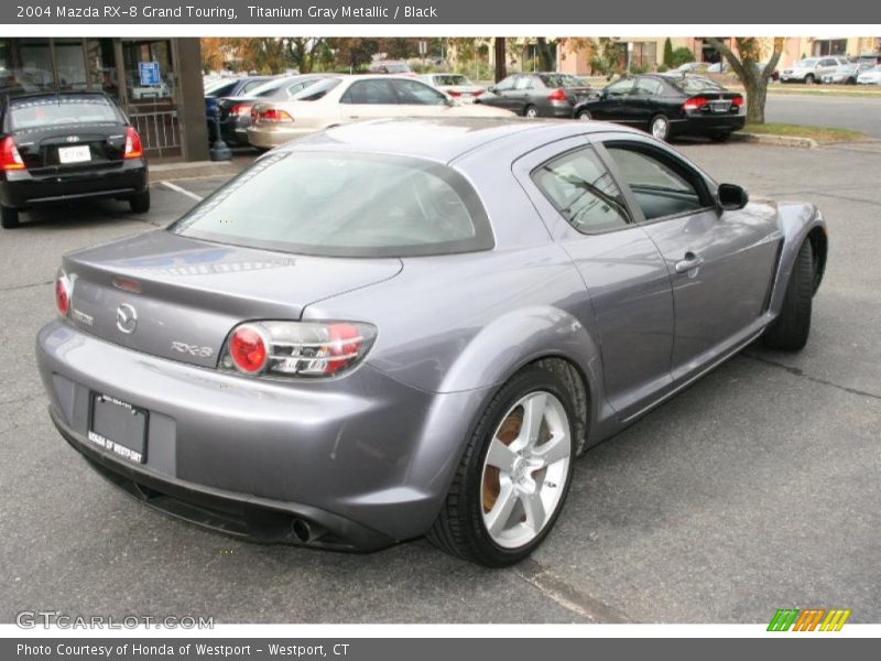 Titanium Gray Metallic / Black 2004 Mazda RX-8 Grand Touring
