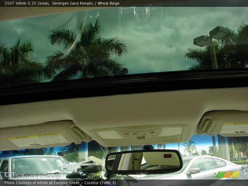 Serengeti Sand Metallic / Wheat Beige 2007 Infiniti G 35 Sedan