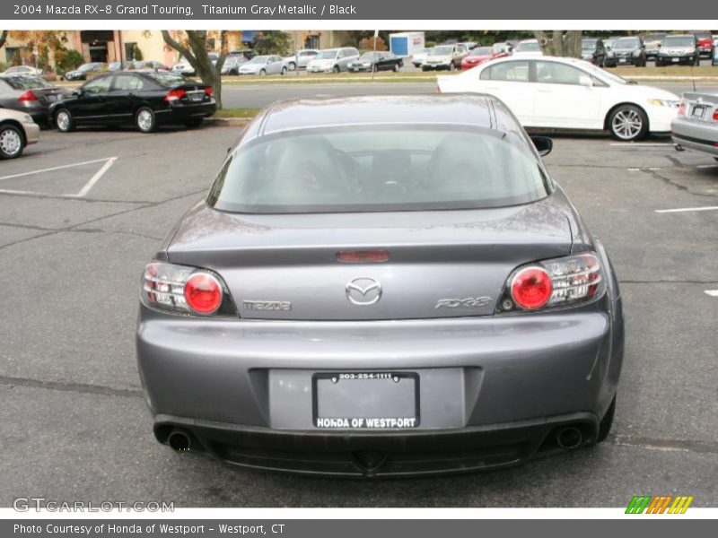 Titanium Gray Metallic / Black 2004 Mazda RX-8 Grand Touring