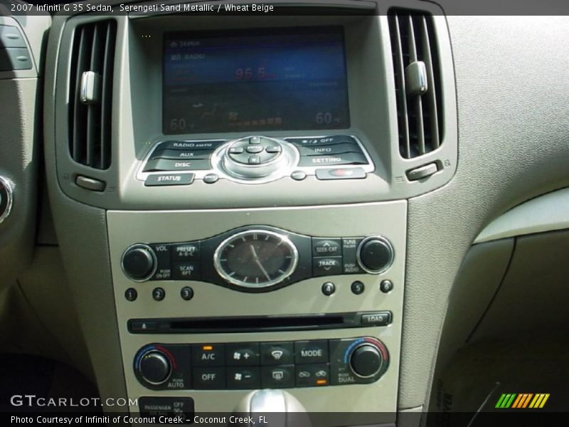 Serengeti Sand Metallic / Wheat Beige 2007 Infiniti G 35 Sedan