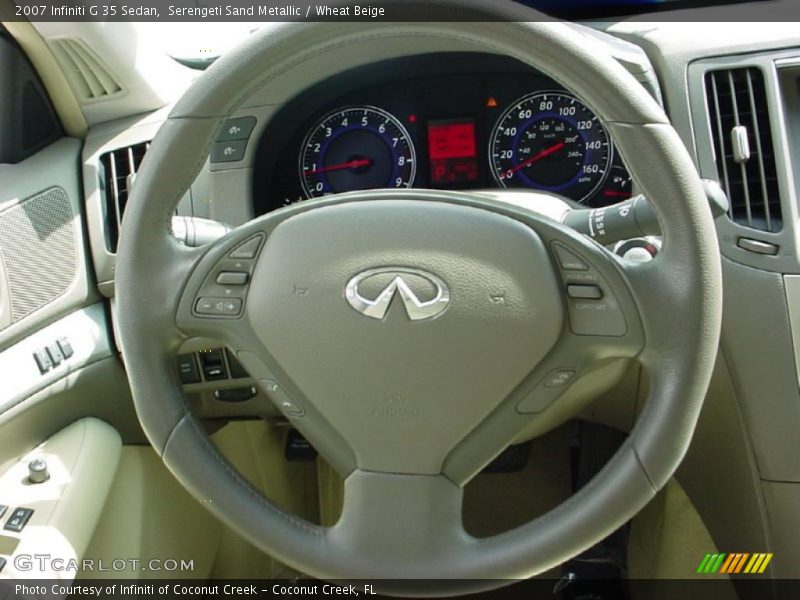Serengeti Sand Metallic / Wheat Beige 2007 Infiniti G 35 Sedan