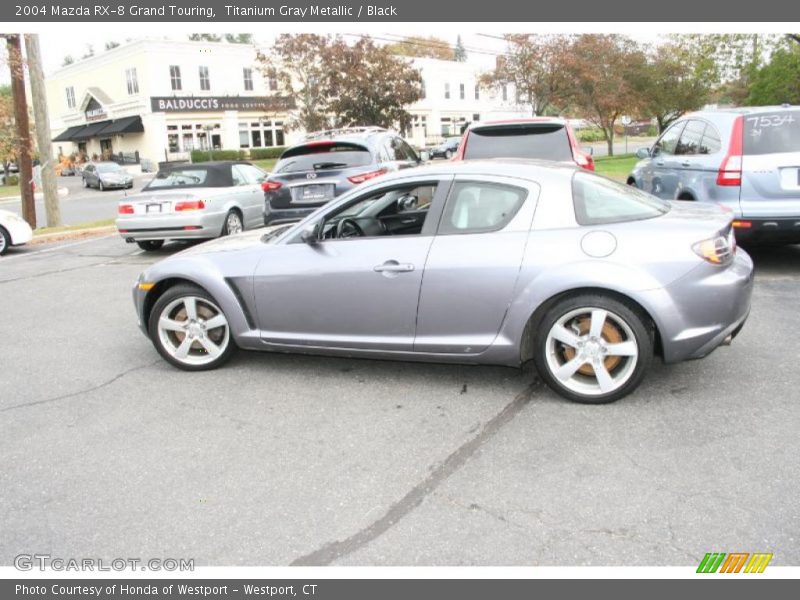 Titanium Gray Metallic / Black 2004 Mazda RX-8 Grand Touring